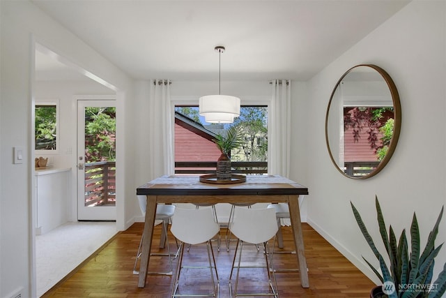 9030 6th Ave NW, Seattle, WA 98117 - dining space featuring wood finished floors and baseboards