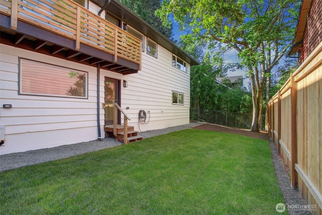 9030 6th Ave NW, Seattle, WA 98117 - view of yard with entry steps and a balcony