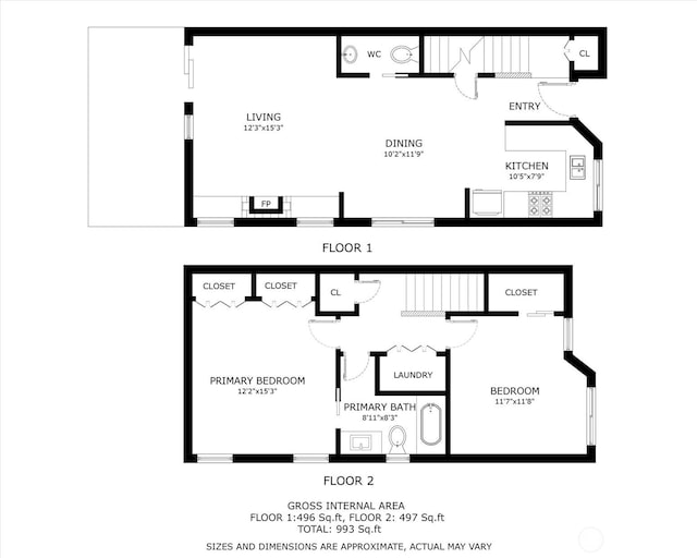6128 202nd St SW Unit 101, Lynnwood, WA 98036 - view of property floor plan