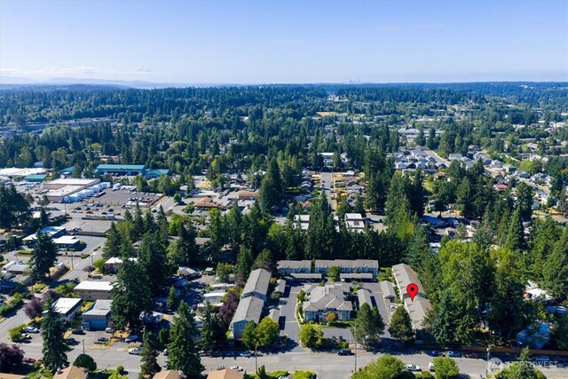 6128 202nd St SW Unit 101, Lynnwood, WA 98036 - aerial overview of property's location with nearby suburban area