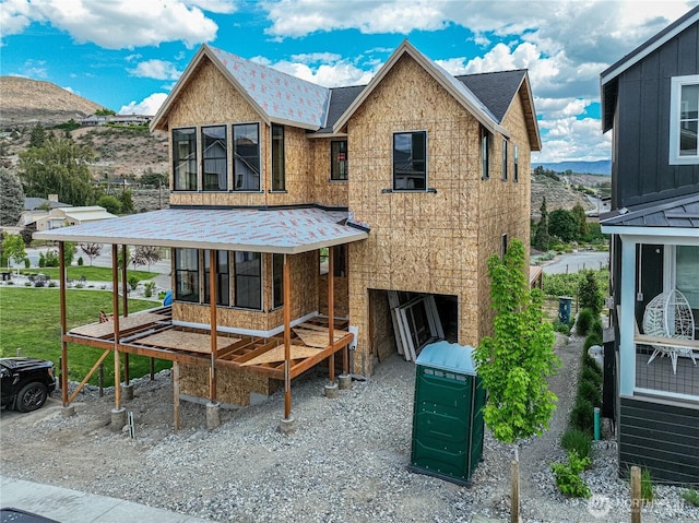 203 Bluebell Ct, Chelan, WA 98816 - view of front facade featuring roof with shingles and a mountain view
