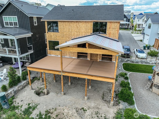203 Bluebell Ct, Chelan, WA 98816 - back of property with a residential view and roof with shingles