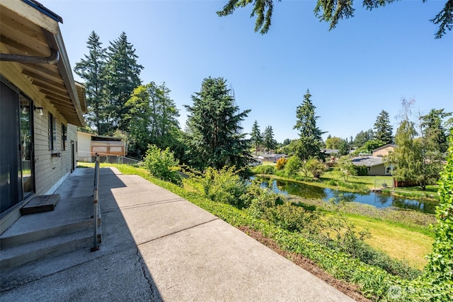 1015 143rd St S, Tacoma, WA 98444 - view of patio / terrace with a water view