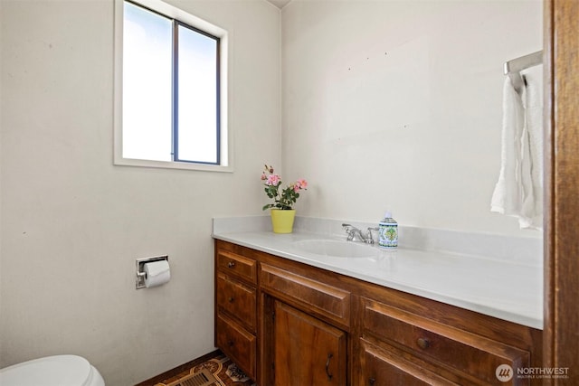 1119 Sunset Ave, Bellingham, WA 98226 - bathroom with healthy amount of natural light, toilet, and vanity