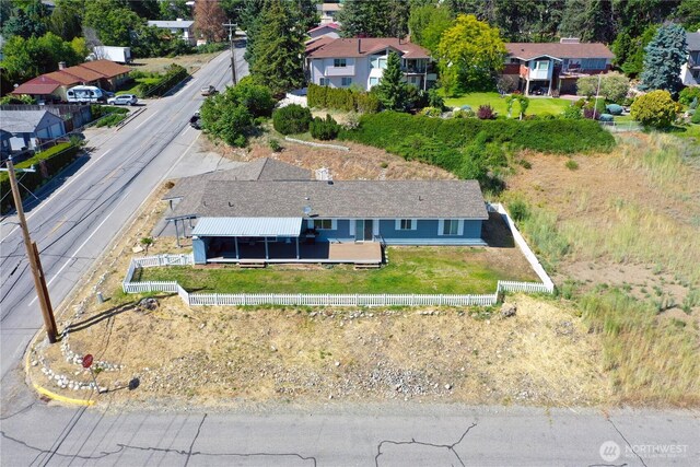 504 Ash St N, Omak, WA 98841 - aerial view of residential area