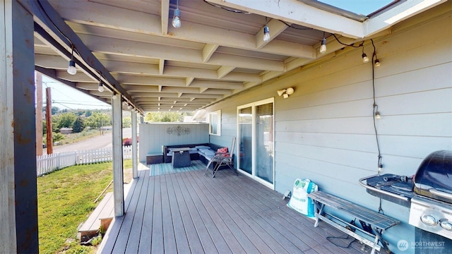 504 Ash St N, Omak, WA 98841 - view of wooden deck