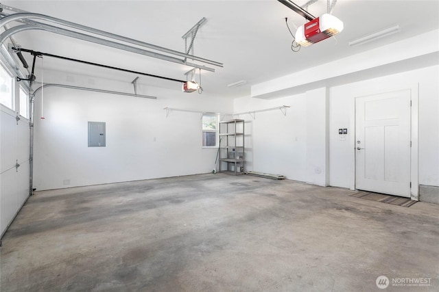 2730-2734 Nevada St, Bellingham, WA 98226 - garage with electric panel and a garage door opener