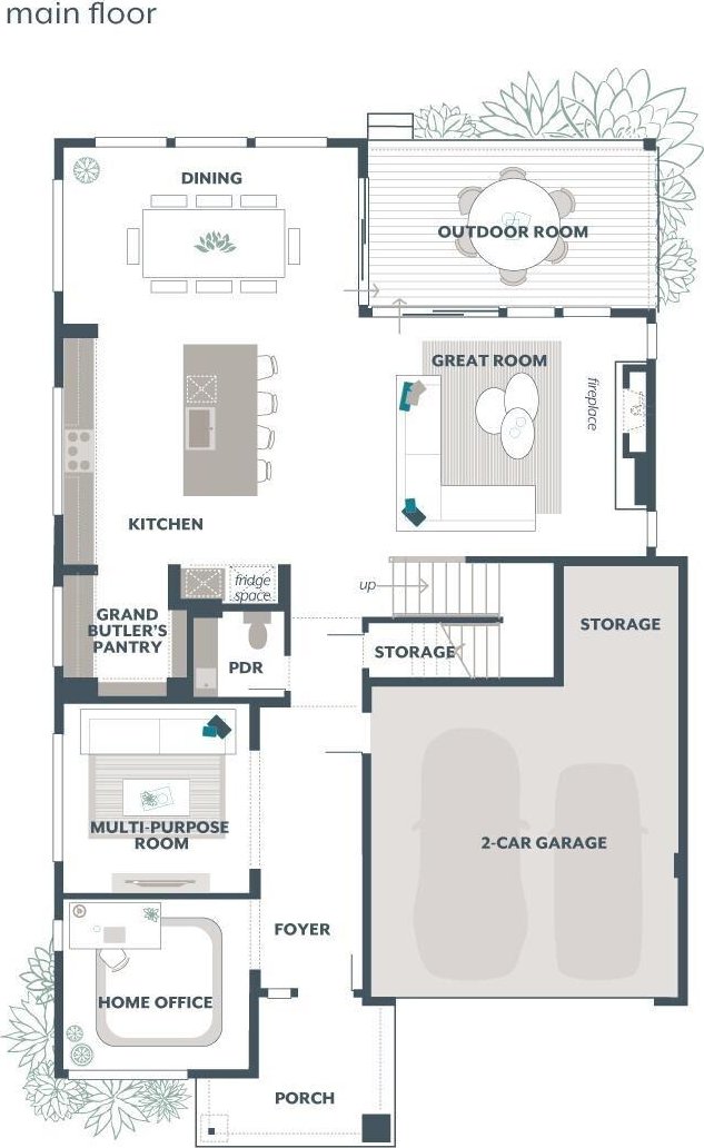 12208 SE 254th Pl, Kent, WA 98030 - property floor plan