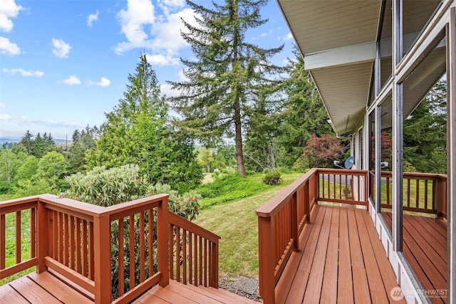 1086 W State Route 4, Skamokawa, WA 98647 - view of wooden deck