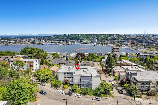 1400 Taylor Ave N Unit 203, Seattle, WA 98109 - drone / aerial view of a nearby body of water