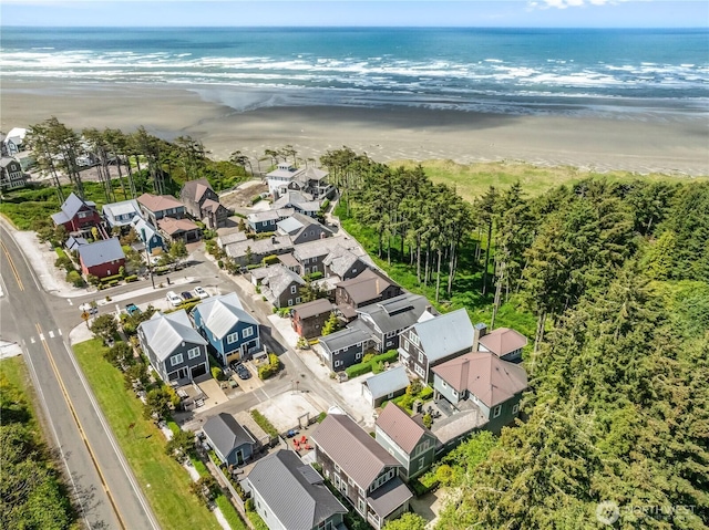 33 N Glen Ln, Pacific Beach, WA 98571 - aerial perspective of suburban area with a nearby body of water
