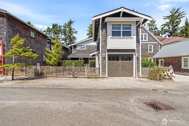 33 N Glen Ln, Pacific Beach, WA 98571 - shingle-style home with dirt driveway and a garage