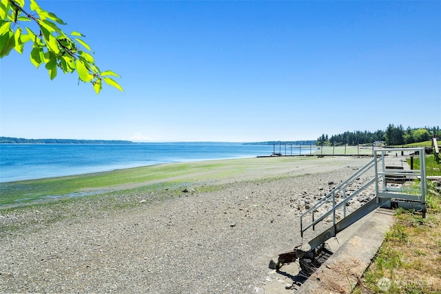 8210 Walnut Rd NE, Olympia, WA 98516 - water view featuring nearby beach