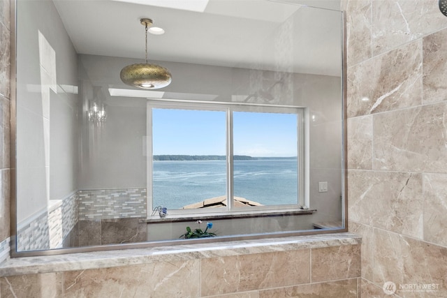 8210 Walnut Rd NE, Olympia, WA 98516 - full bath featuring healthy amount of natural light and a tile shower