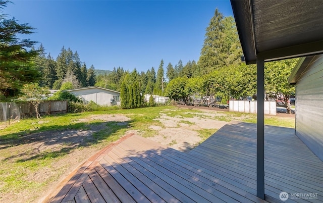 20215 Crystal Springs Dr, Granite Falls, WA 98252 - view of wooden terrace