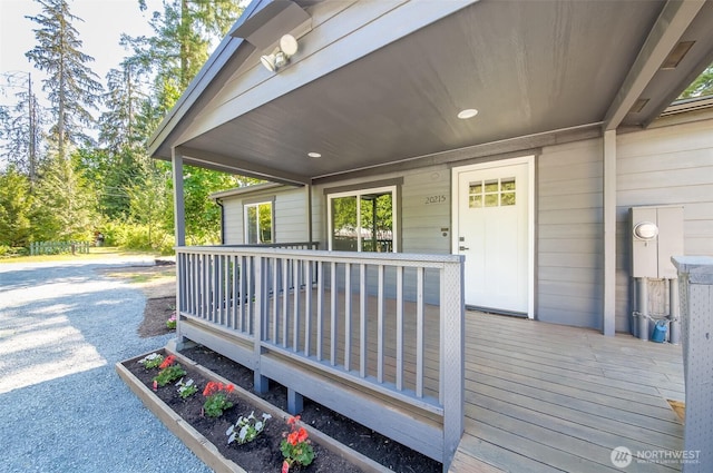 20215 Crystal Springs Dr, Granite Falls, WA 98252 - view of wooden deck