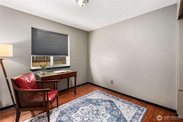 3376 New Hope Cir, Bremerton, WA 98312 - sitting room featuring wood finished floors and baseboards