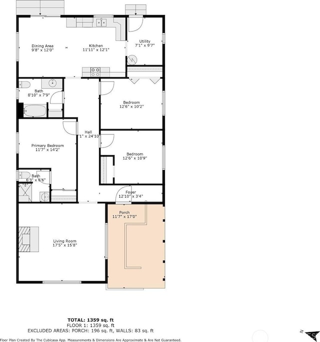1428 N 2nd Ave, Kelso, WA 98626 - property floor plan