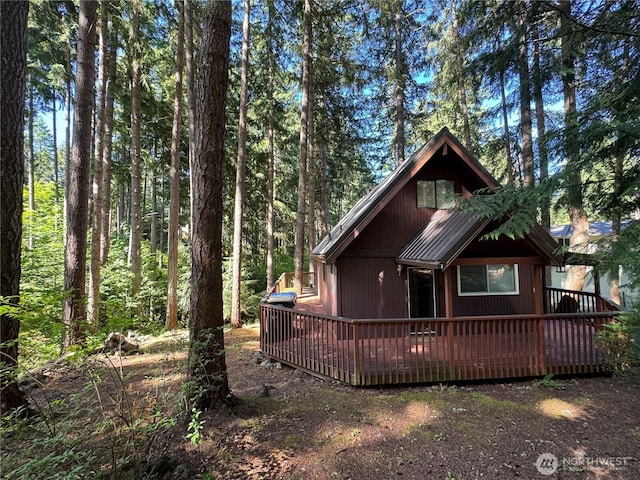 22337 Bluewater Dr SE, Yelm, WA 98597 - view of front of house with a deck