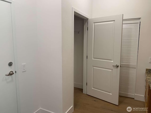 375 Kirkland Ave Unit 145, Kirkland, WA 98033 - hall with light wood-type flooring and baseboards