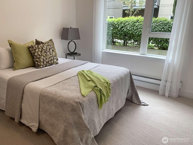375 Kirkland Ave Unit 145, Kirkland, WA 98033 - carpeted bedroom featuring baseboard heating