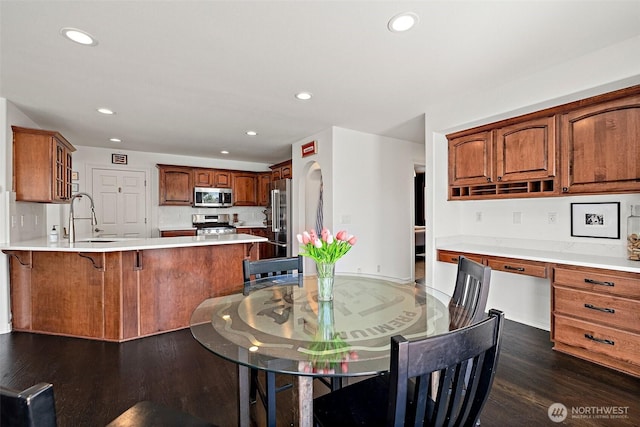 30101 129th Pl SE, Auburn, WA 98092 - dining space featuring dark wood-style flooring and recessed lighting