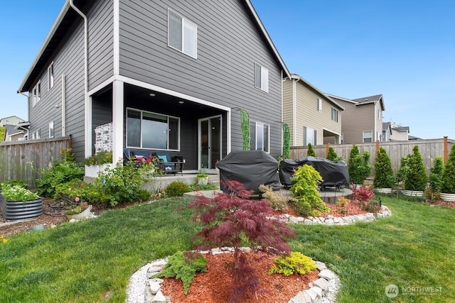 1134 Baker Heights Loop, Bremerton, WA 98312 - back of property with a patio area