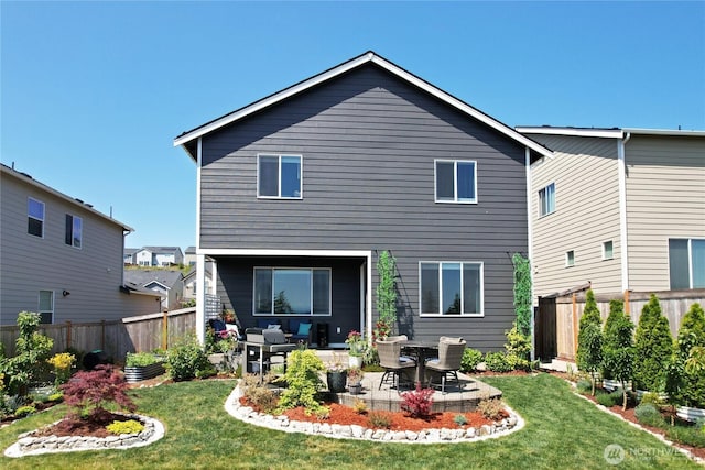 1134 Baker Heights Loop, Bremerton, WA 98312 - rear view of house with a patio