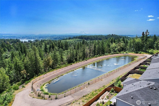 1134 Baker Heights Loop, Bremerton, WA 98312 - aerial view of a forest and a nearby body of water