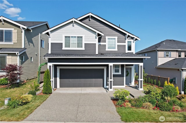 1134 Baker Heights Loop, Bremerton, WA 98312 - craftsman house with concrete driveway and a garage