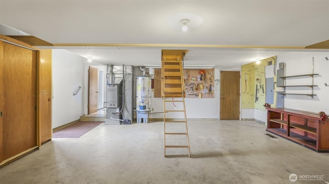 16 Riverview Dr NE, Auburn, WA 98002 - below grade area with heating unit and strapped water heater