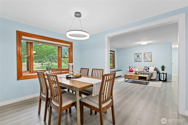 4530 240th St SW, Mountlake Terrace, WA 98043 - dining room featuring light wood finished floors and baseboards