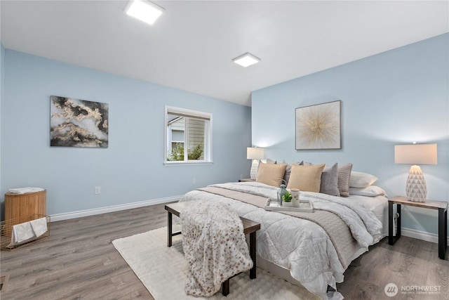 4530 240th St SW, Mountlake Terrace, WA 98043 - bedroom with wood finished floors and baseboards