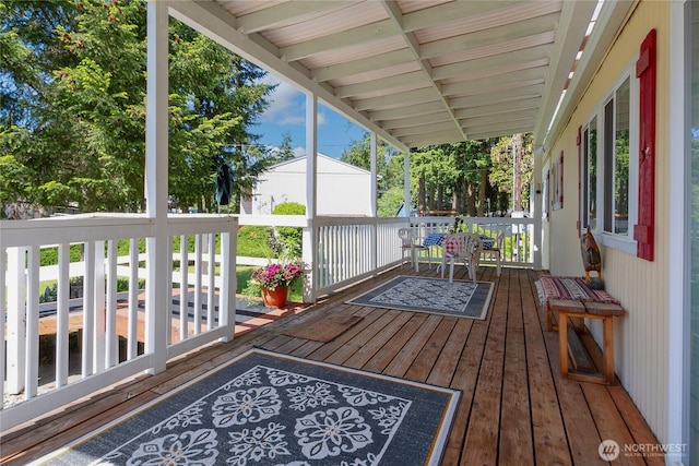 25513 37th Ave E, Spanaway, WA 98387 - view of wooden terrace