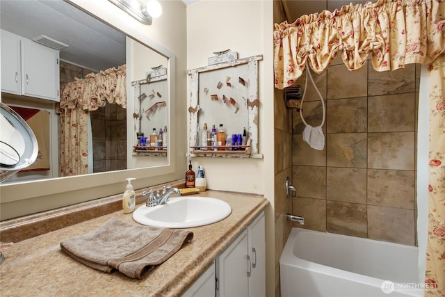 25513 37th Ave E, Spanaway, WA 98387 - full bathroom featuring vanity and shower / tub combo