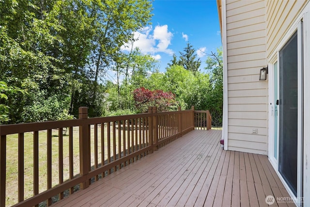 6149 115th Pl SE, Bellevue, WA 98006 - deck with view of wooded area
