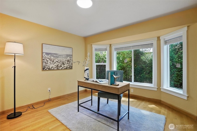 6149 115th Pl SE, Bellevue, WA 98006 - home office featuring wood finished floors and baseboards