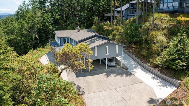 573 Klamath Dr, La Conner, WA 98257 - view from above of property