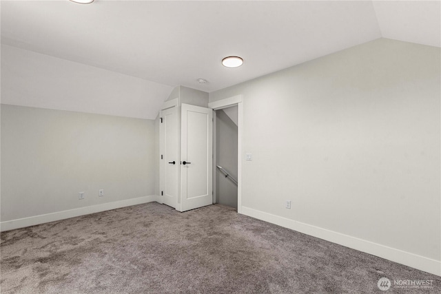 1007 Racine Springs Dr, Wenatchee, WA 98801 - bonus room with lofted ceiling, carpet, and baseboards