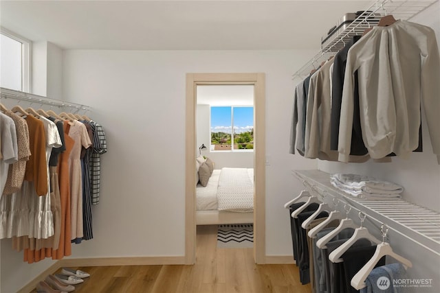 4306 S Holden St, Seattle, WA 98118 - spacious closet with wood finished floors
