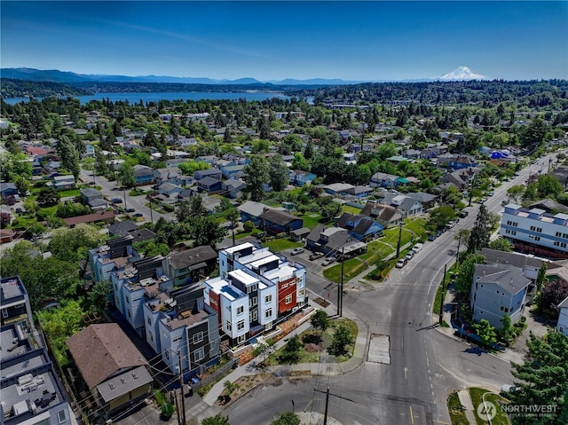4306 S Holden St, Seattle, WA 98118 - drone / aerial view of a water and mountain view