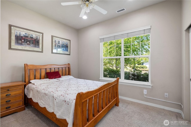 4972 Spokane St NE, Lacey, WA 98516 - bedroom with carpet and a ceiling fan