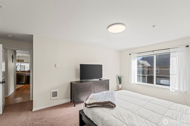 2143 Hammond Ave Unit E10, Dupont, WA 98327 - bedroom featuring carpet, baseboards, and heating unit