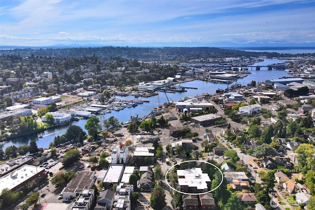 120 NW 39th St Unit 406, Seattle, WA 98107 - drone / aerial view of a large body of water