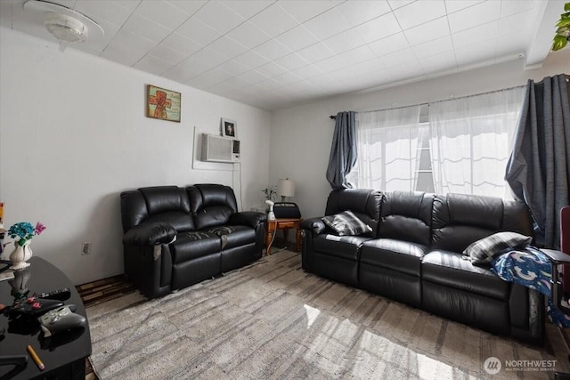 412 Maple Ct, Toppenish, WA 98948 - living room with a wall mounted air conditioner