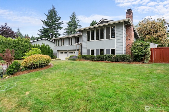 13304 SE 248th Pl, Kent, WA 98042 - view of front of home with a chimney and a garage