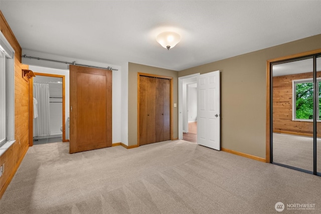 13304 SE 248th Pl, Kent, WA 98042 - unfurnished bedroom with carpet floors and wooden walls