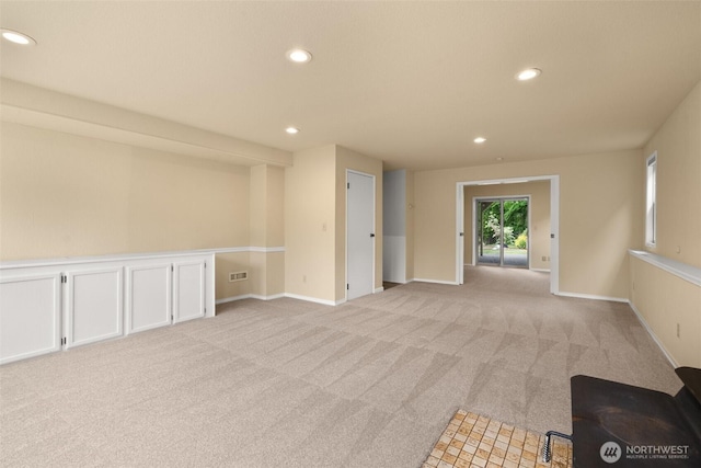 13304 SE 248th Pl, Kent, WA 98042 - empty room with recessed lighting and light colored carpet
