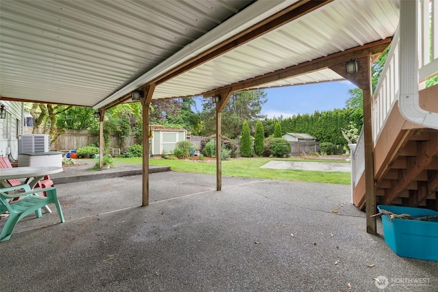 13304 SE 248th Pl, Kent, WA 98042 - fenced backyard with a shed and a patio area