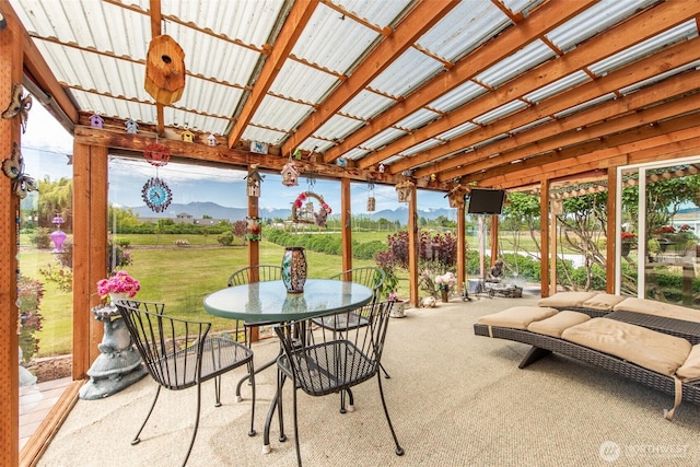 23 Majesty Way, Port Angeles, WA 98362 - view of patio / terrace featuring outdoor dining area